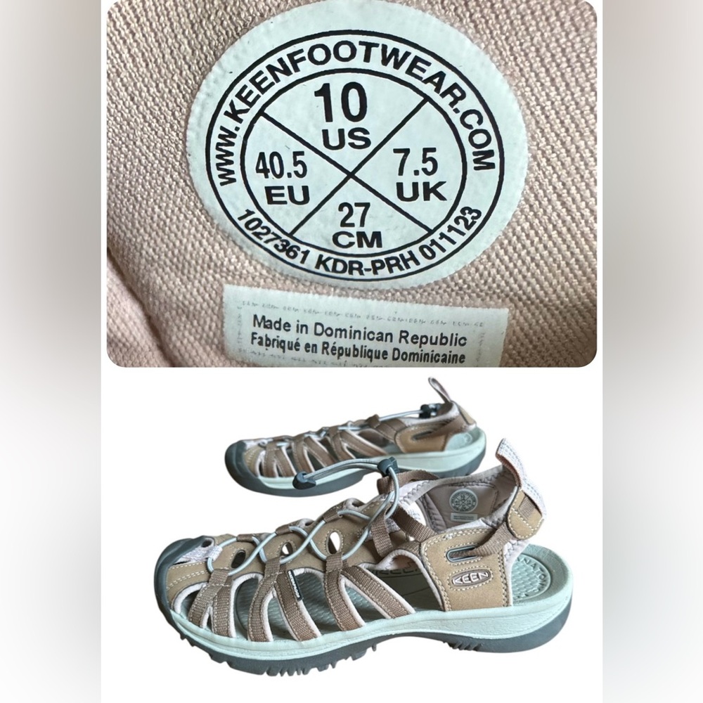 KEEN Women's Whisper Sandals women’s size 10